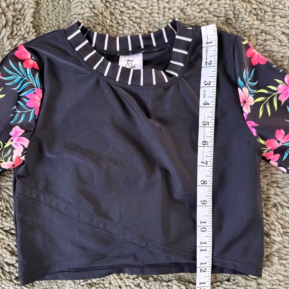 Girls Tropical Rash Guard Set - Picture 6 of 7